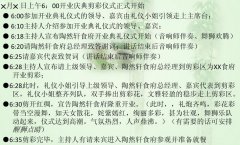 <b>郑州开业典礼及酒会策划方案</b>